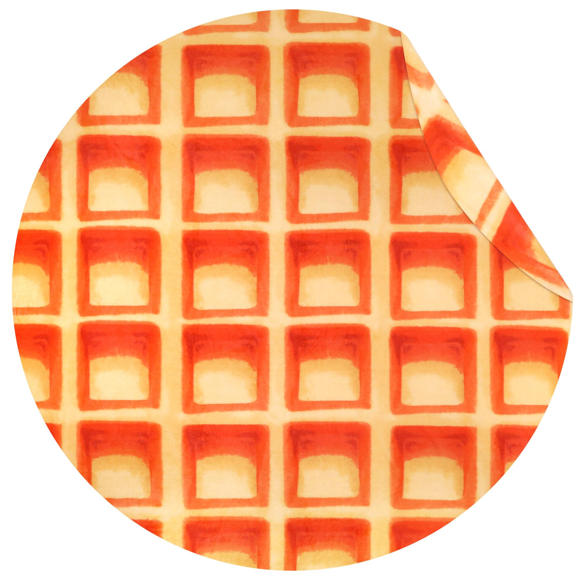 SeaRoomy Burritos Tortilla Blanket, Realistic Food Wrap Blanket Double Sided, Novelty Funny Tortilla Round Giant Soft Blankets (Beige, 47 inches)